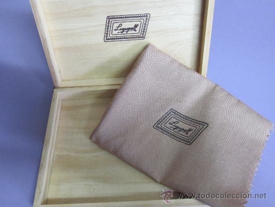 Vintage: caja de madera para cartera de piel - Foto 2