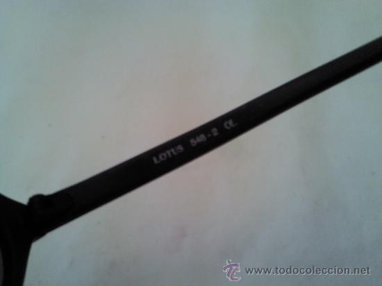 Vintage: GAFAS MARCA LOTUS DE PASTA - Foto 3