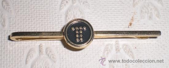 Vintage: Pisacorbatas con el antiguo logo de Telef&oacute;nica. - Foto 1