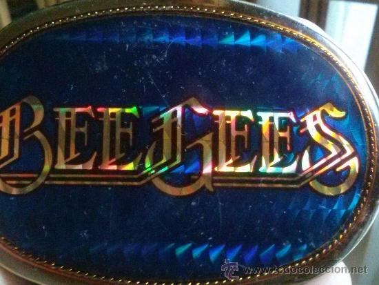 Vintage: HEBILLA DEL GRUPO DE LOS 70 BEEGEES - Foto 2