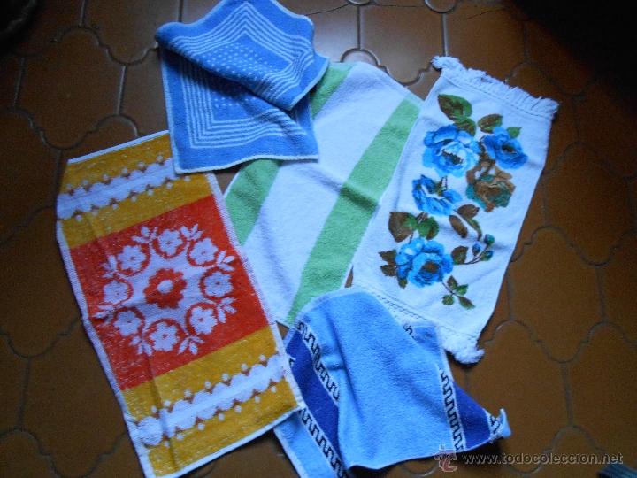 Vintage: Lote de 5 Toallitas de tocador - Foto 1