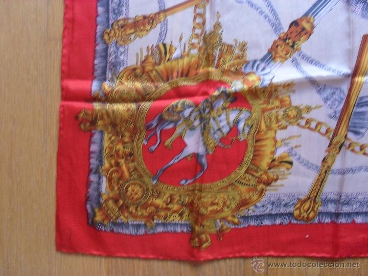 Vintage: PA&Ntilde;UELO SEDA 100 % A MANO, HAND ROLLED - Foto 5