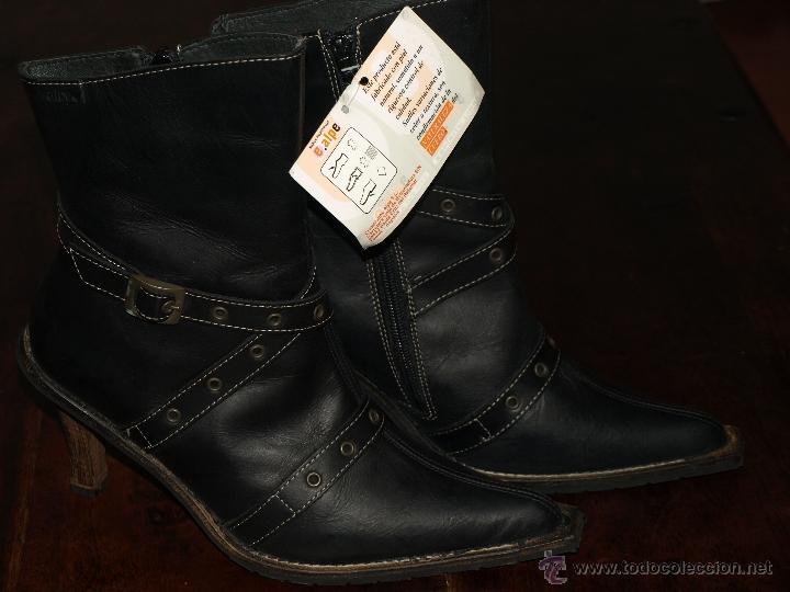 botas de piel de media caña de señora. nº 39. n - Buy Vintage Accessories  at todocoleccion - 40683426