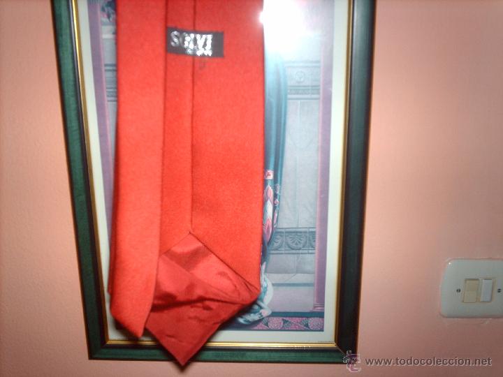 Vintage: corbata roja de calidad solvi - Foto 6