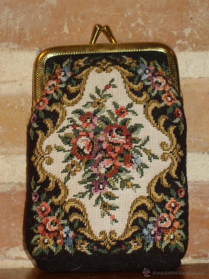 Vintage: PITILLERA O NECESER PETIT POINT.VINTAGE. - Foto 3
