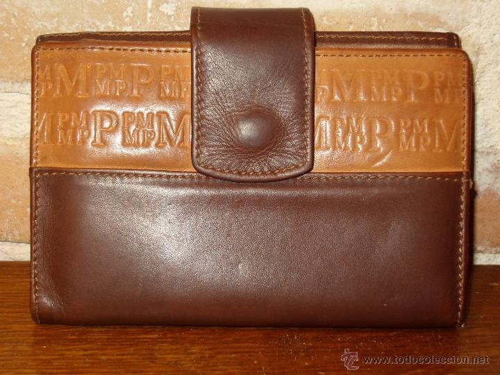 Vintage: CARTERA, MONEDERO PIEL ORIGINAL. - Foto 6