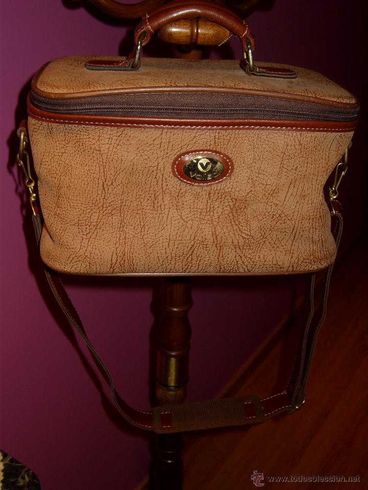Vintage,neceser de viaje en piel en color marro - Sold at Auction - 41727548