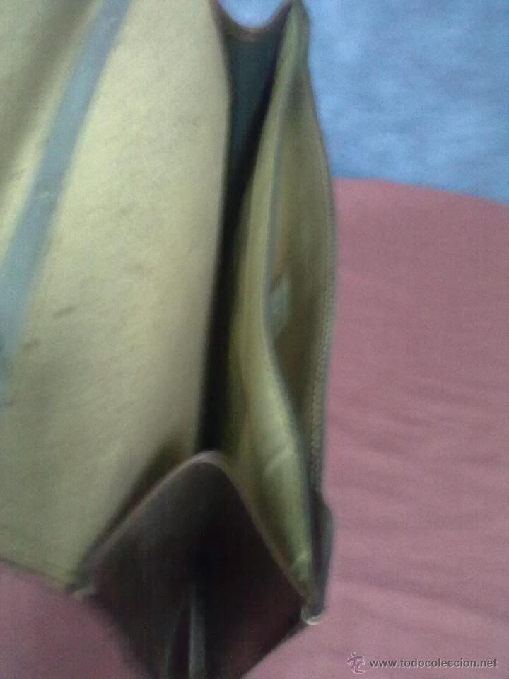 Vintage: BOLSO CARTERA PORTAFOLIOS SIMILPIEL MARRON - Foto 4