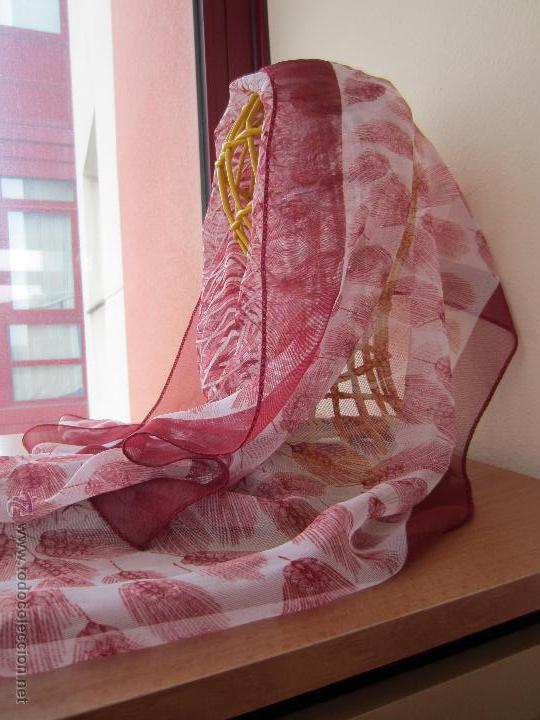 Vintage: Pa&ntilde;uelo con motivos florales - Foto 1