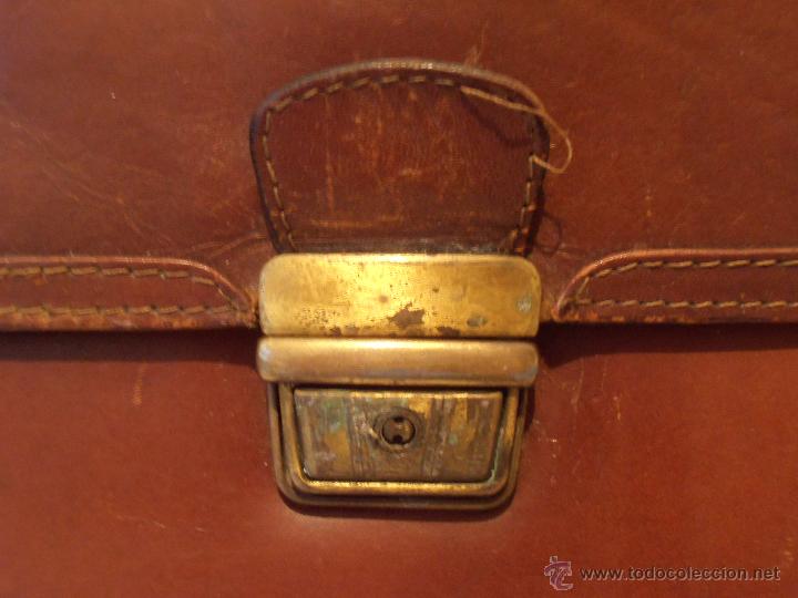 Vintage: CARTERA, PORTAFOLIOS, DE CUERO - Foto 3