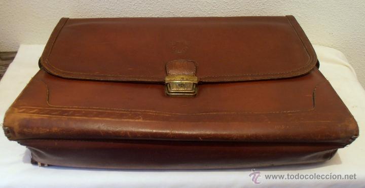 Vintage: CARTERA, PORTAFOLIOS, DE CUERO - Foto 5