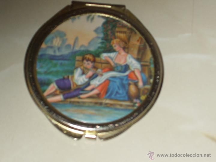 Vintage: ESPEJO DE BOLSO DOBLE ESPEJO CON AUMENTO. - Foto 3
