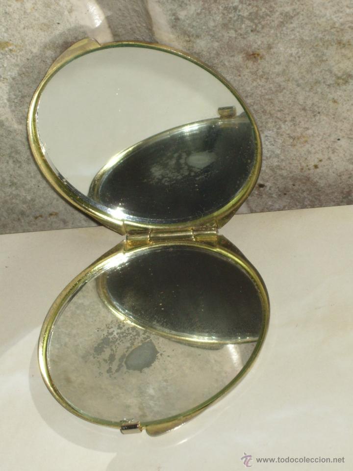 Vintage: ESPEJO DE BOLSO DOBLE ESPEJO CON AUMENTO. - Foto 5