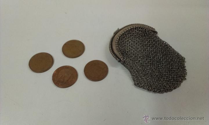 Vintage: MONEDERO ANTIGUO METALICO - Foto 1