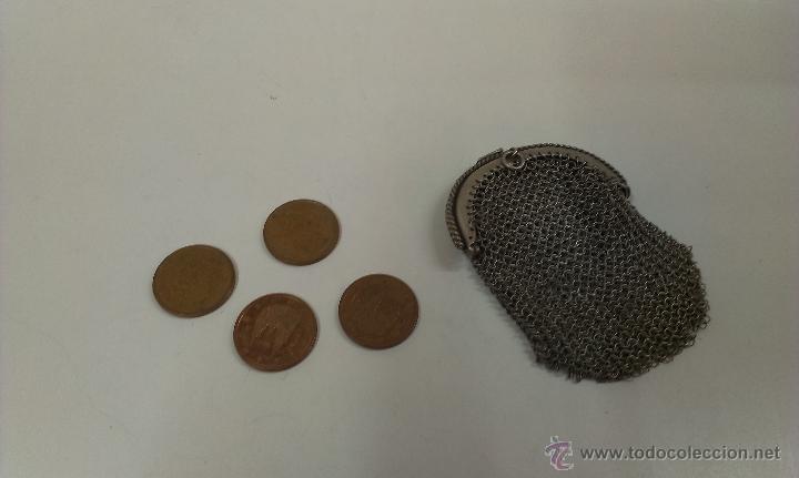 Vintage: MONEDERO ANTIGUO METALICO - Foto 2