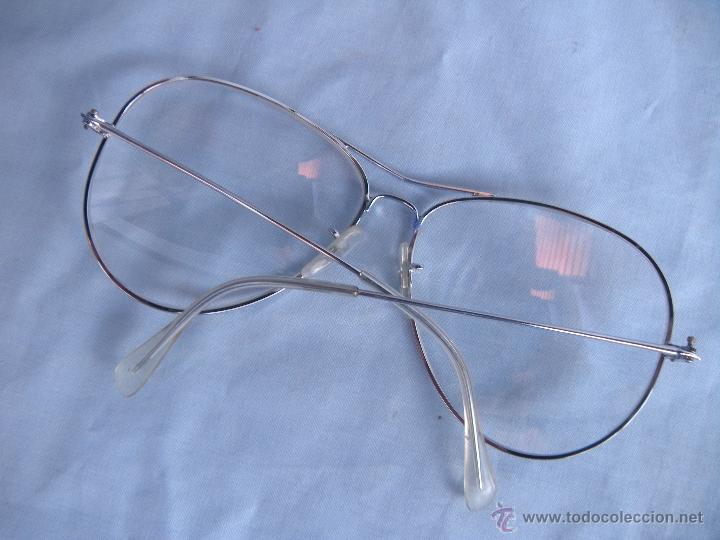 Vintage: GAFAS PLATEADAS CON CRISTALES DE AUMENTO - Foto 4