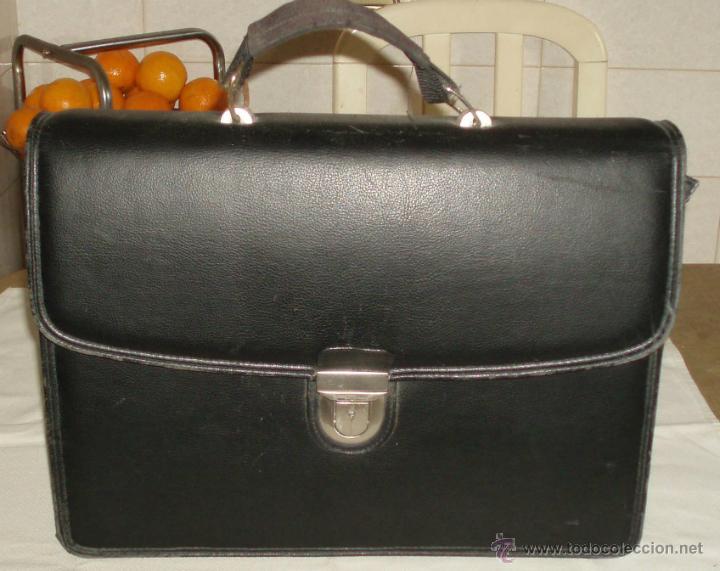 Vintage: cartera ejecutivo semipiel ideal para porta documentos - Foto 1