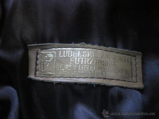 Vintage: Incre&iacute;ble abrigo de piel de se&ntilde;ora. Talla M. - Foto 6