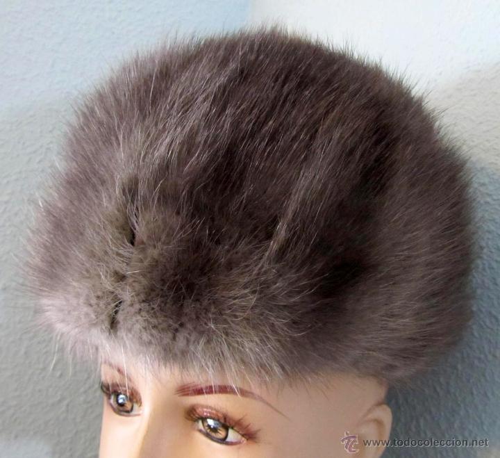 Vintage: Bonito gorro de piel - Foto 1