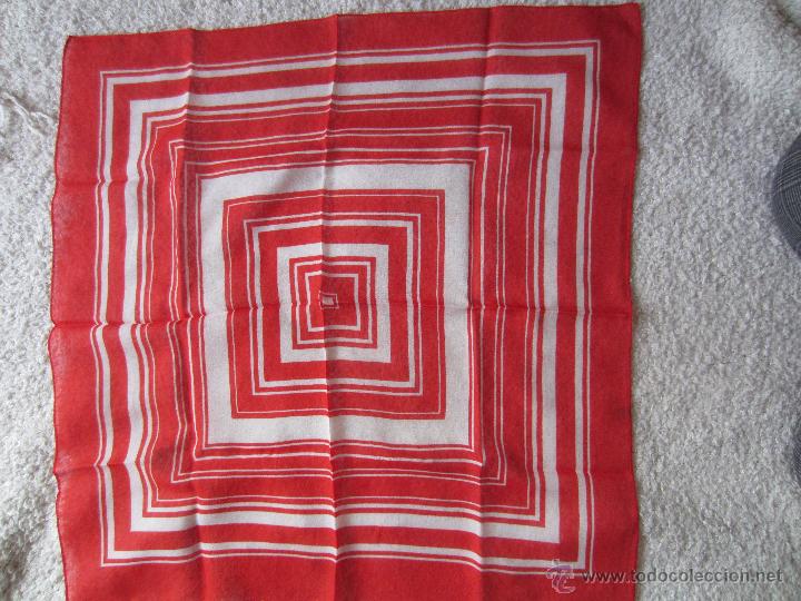 Vintage: Original y vintage Pa&ntilde;uelo en rojo y blanco - Foto 1