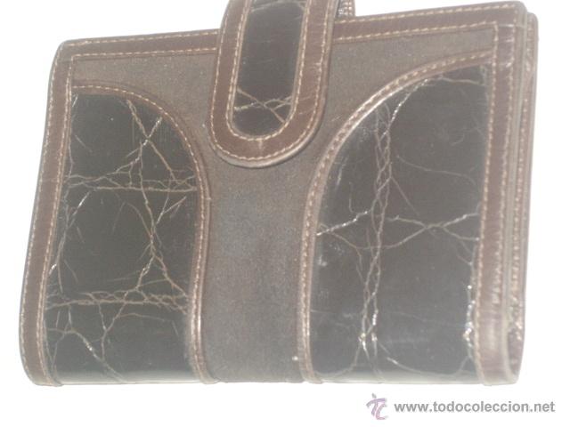 Vintage: CARTERA,MONEDERO PIEL. - Foto 3