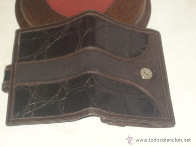 Vintage: CARTERA,MONEDERO PIEL. - Foto 4