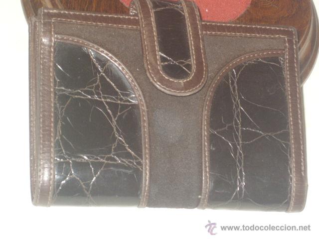 Vintage: CARTERA,MONEDERO PIEL. - Foto 7