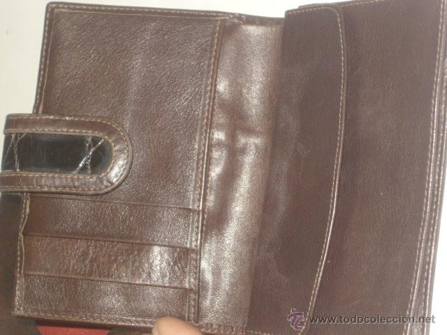 Vintage: CARTERA,MONEDERO PIEL. - Foto 11