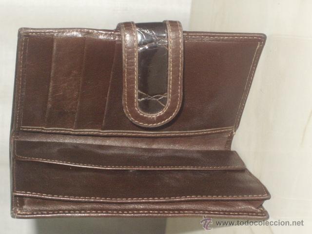 Vintage: CARTERA,MONEDERO PIEL. - Foto 14