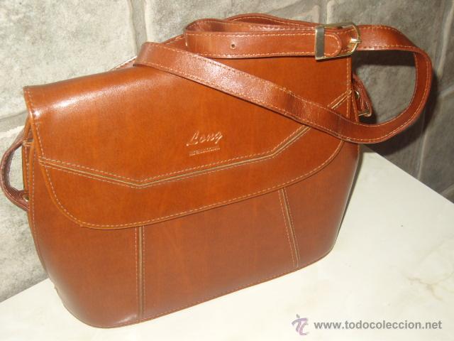 Vintage: BOLSO DE MUJER EN COLOR MARRON. - Foto 2