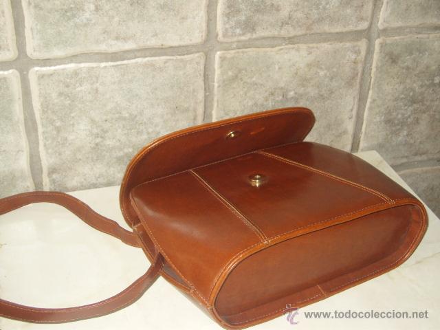 Vintage: BOLSO DE MUJER EN COLOR MARRON. - Foto 5