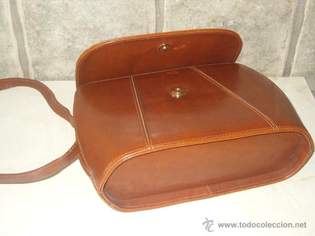 Vintage: BOLSO DE MUJER EN COLOR MARRON. - Foto 6