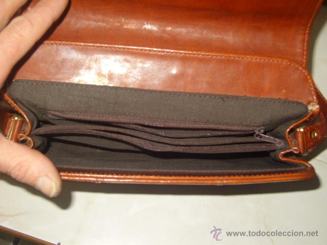 Vintage: BOLSO DE MUJER EN COLOR MARRON. - Foto 8