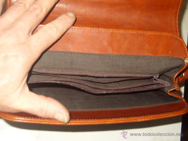 Vintage: BOLSO DE MUJER EN COLOR MARRON. - Foto 9