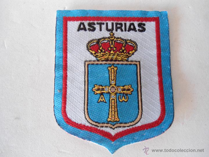 Vintage: ANTIGUO PARCHE DE ASTURIAS - Foto 1
