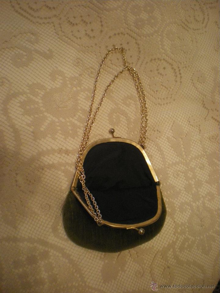 Vintage: bolso con boquilla y cadena dorada - Foto 2
