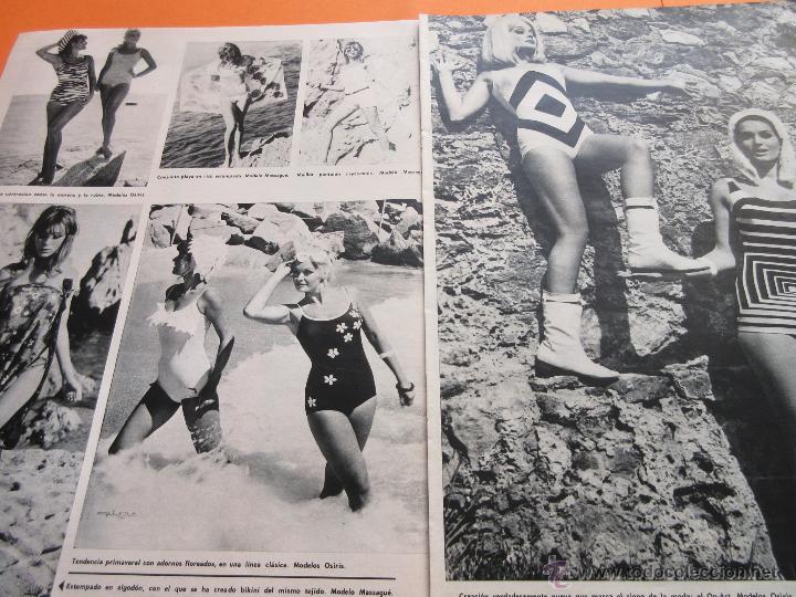 Vintage: ARTICULO 1966 - MODA BA&Ntilde;O 1966 - 5 PAGINAS - Foto 3