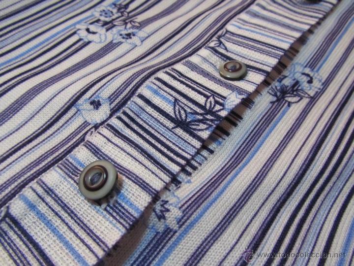 Vintage: Camisa rayas y flores a&ntilde;os 70 - Foto 7