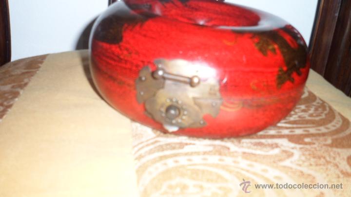 Vintage: JOYERO CHINO DE MADERA LACADA, PARA COLLARES - Foto 2