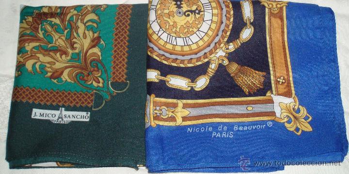 Vintage: dos pa&ntilde;uelos de paris - Foto 1