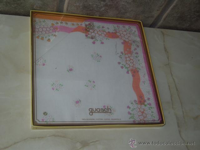 Vintage: JUEGO DE 2 PA&Ntilde;UELOS DE ALGODON.VINTAGE. - Foto 2