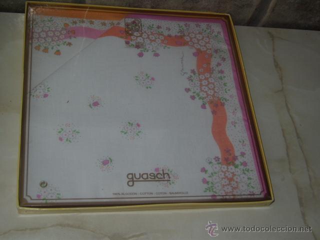Vintage: JUEGO DE 2 PA&Ntilde;UELOS DE ALGODON.VINTAGE. - Foto 3
