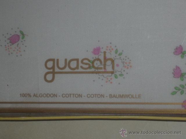 Vintage: JUEGO DE 2 PA&Ntilde;UELOS DE ALGODON.VINTAGE. - Foto 4