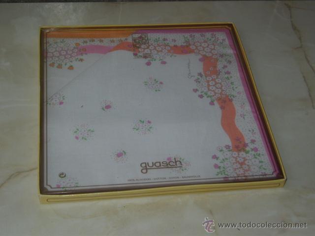 Vintage: JUEGO DE 2 PA&Ntilde;UELOS DE ALGODON.VINTAGE. - Foto 6