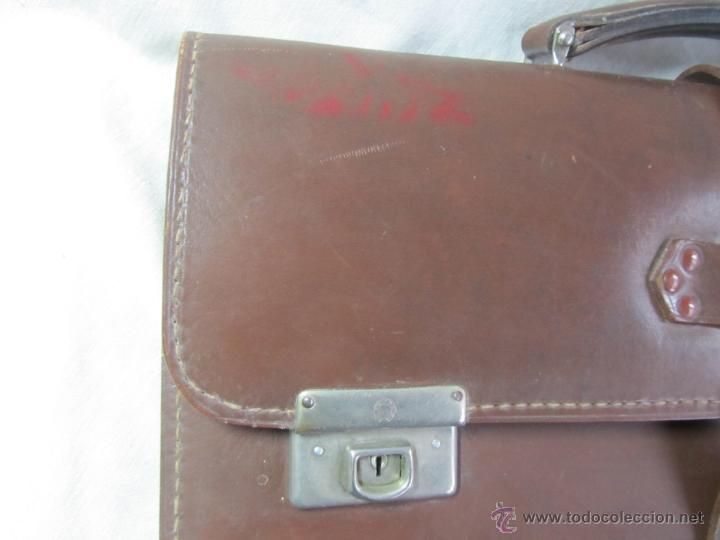 Vintage: Antigua cartera de cuero - Foto 2