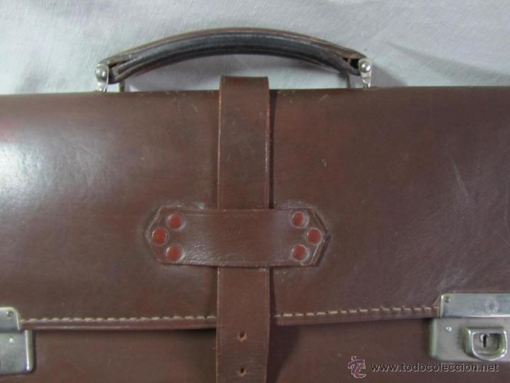 Vintage: Antigua cartera de cuero - Foto 3