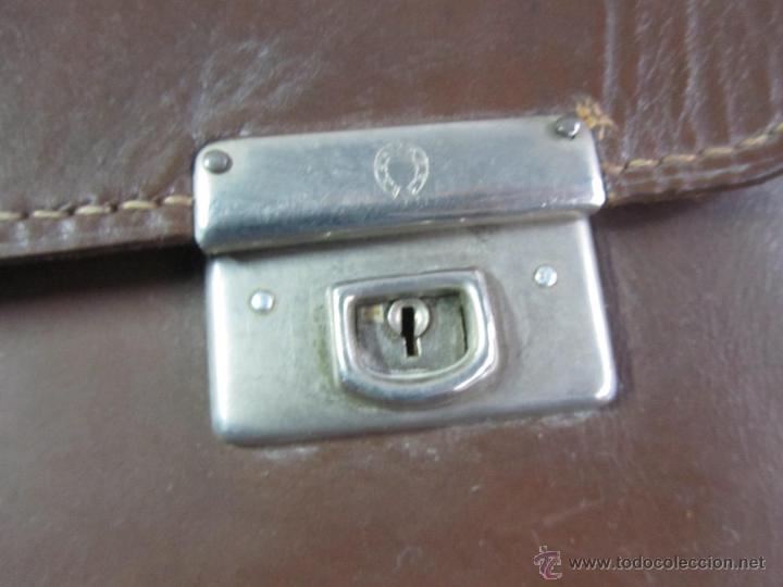 Vintage: Antigua cartera de cuero - Foto 4