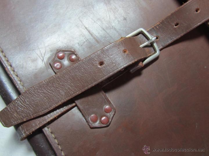 Vintage: Antigua cartera de cuero - Foto 5