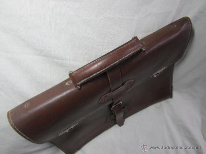 Vintage: Antigua cartera de cuero - Foto 6