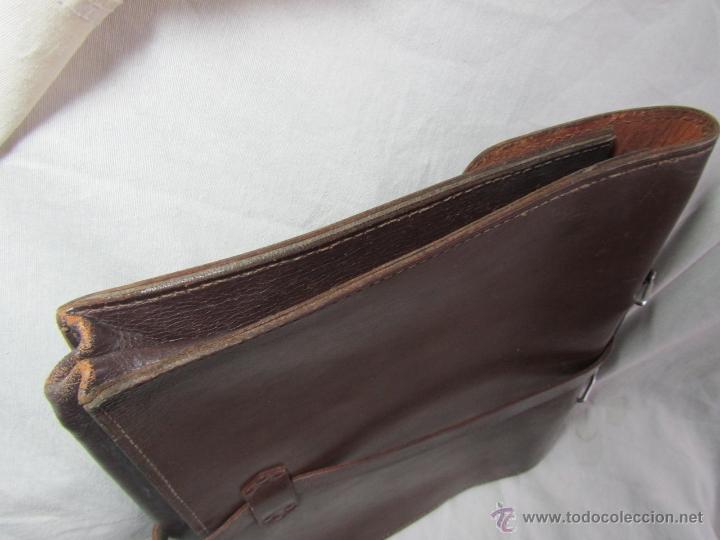 Vintage: Antigua cartera de cuero - Foto 9